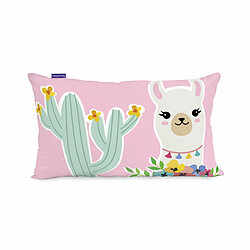 Happy Friday Housse de coussin HappyFriday Moshi Moshi Cute Llamas Multicouleur 50 x 30 cm