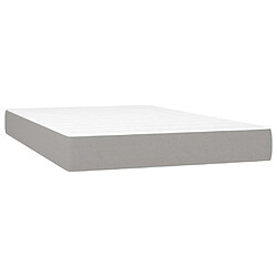 Maison Chic Matelas de lit à ressorts ensachés, Matelas doux Gris clair 120x200x20 cm -GKD19314