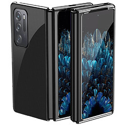 Coque en TPU anti-scratch, électroplaqué, noir pour votre Oppo Find N