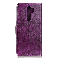 Avis Wewoo Housse Coque Pour OPPO A9 2020 Etui à rabat horizontal Texture de Crazy Horse avec support et fentes cartes et cadre photo et porte-monnaie Violet