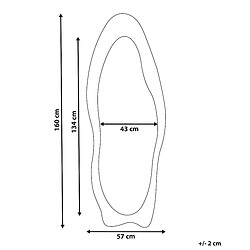 Avis Beliani Miroir REIGNY 160 cm Blanc