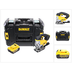 DeWalt DCS 331 18V XR Li-Ion Scie sauteuse sans fil + Coffret TSTAK DWST1-70703 avec Insert + 1 x Batterie Dewalt DCB 182 18V 4,0 Ah