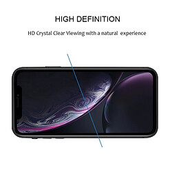 Acheter Wewoo Film de verre trempé plein écran pour LCD 9H pour iPhone XR (Noir)