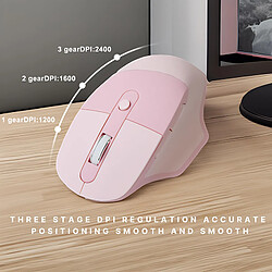 Souris sans fil Bluetooth 2.4G +, pour iPad, ordin Café pas cher