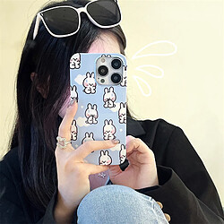 Avis GUPBOO Étui pour iPhone12Pro Cold Sweat Rabbit Fun Phone Case Stand Mignon