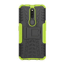 Wewoo Coque Renforcée de protection antichoc PC + TPU pour OPPO F11 Pro avec support Vert