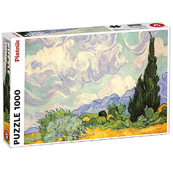 Piatnik - 5391 - Puzzle - Van Gogh - Champ de Blé avec Cyprès - 1000 Pièces