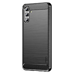 Coque en TPU MOFI motif en fibre de carbone noir pour votre Samsung Galaxy A13 5G