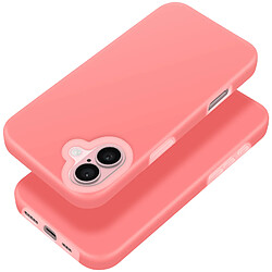 Avizar Coque pour iPhone 16 Plus Antichoc Intérieur Doux Bord Surélevé Corail