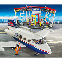 Playmobil® PLAYMOBIL 70114 - City Action Avion avec aeroport et tour de contrôle