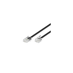 TEL 6P4C-8P4C RJ11-RJ45 1500 NOIR 15m