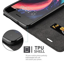 Avis Cadorabo Coque HTC Desire 10 PRO Etui en Noir