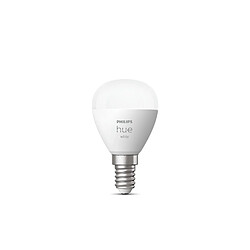 Avis Philips Hue Ampoule LED Intelligente E14 5.7W 470 lm P45 White P45 Hue White Blanc chaud 2700K