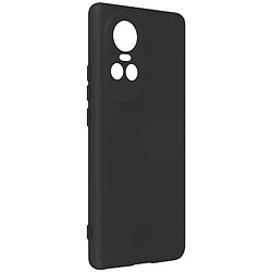 Avizar Coque pour Oppo Reno 10 et 10 Pro Semi-rigide Soft-touch avec Dragonne Noir