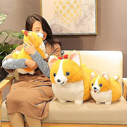 Universal Peluche mignonne pour chien Corgi, remplie d'oreiller de dessin animé d'animaux souples 45 * 35cm pas cher