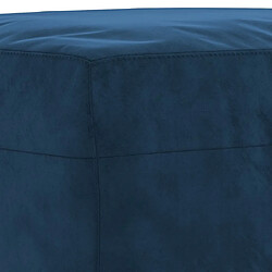 Acheter vidaXL Banc Bleu 70x35x41 cm Velours