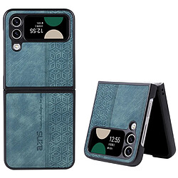 Coque en TPU + PU anti-rayures pour votre Samsung Galaxy Z Flip3 5G - vert