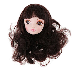 Poupée Tête à Coiffer Vinyle Maquillage Fille 1/6