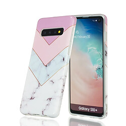 Acheter Wewoo Coque Fashion Housse de protection en TPU pour Galaxy S10 Plus couture tricolore