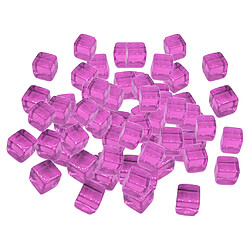 Acheter 100pcs 10mm coloré dés jeux de société cube pour parti KTV jouets violet