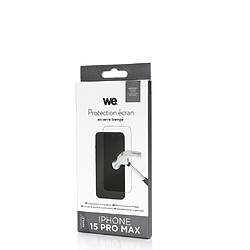 Avis WE Verre trempé APPLE IPHONE 15 PRO: Protection écran - anti-rayures - anti-bulles d'air - ultra-résistant - dureté 9H Glass