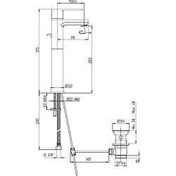 Acheter Kiamami Valentina ROBINET MITIGEUR POUR LAVABO HAUT