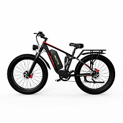 Vélo Électrique Duotts S26 - Moteur 750W*2 Batterie 960WH 60KM d'Autonomie - Noir pas cher