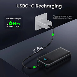 SANAG Batterie Externe 26800Mah Ultra Haute Capacité Power Bank, Pd 3.0 Usb C In & Out Chargeur Portable, Charge Rapide Tri-Output Batterie Portable Pour Iphone 15/14/13 Pro Samsung Huawei pas cher