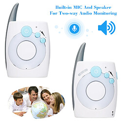 Avis Universal 2 pcs portable 2.4 GHz audio numérique pour bébé 2 cristaux de conversation détecteur de cris de bébé transmission sensible