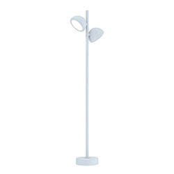 Avis Luminaire Center Lampadaire Everest blanc 2 ampoules 90cm