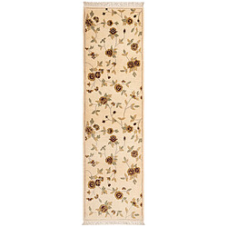 Vidal Tapis de couloir en laine 297x84 beige Darya