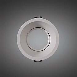 Inspired Downlight rond Comfort 9,6 cm GU10, blanc mat, découpe : 85 mm, douille incluse