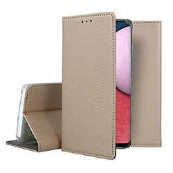 Acheter Htdmobiles Housse etui portefeuille avec coque interieure en silicone pour Motorola Moto G04 / G04s / G24 / G24 Power / E14 + verre trempe - OR MAGNET