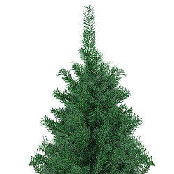 Avis vidaXL Sapin de Noël artificiel avec support 500 cm Vert