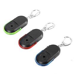 Wewoo Alarme Anti-perte 5 PCS Portable Anti perte Key Finder Sifflet Sans Fil Son LED Trouver Lumière Locator Rouge pas cher