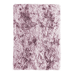 Thedecofactory YOGI EFFECT - Tapis shaggy moderne rose 160x230 