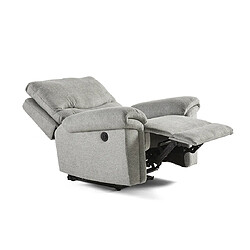 Bestmobilier Jasmin - fauteuil relax électrique - en tissu