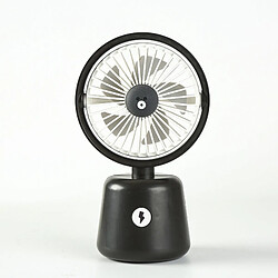 Avis (Noir) Style Rechargeable Mini Ventilateur Portable Fonctionnement Silencieux Chargement alimenté par Usb