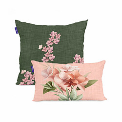 Happy Friday Set de housses de coussin HappyFriday Summer floral Multicouleur 2 Pièces