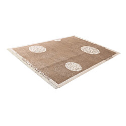 Vidal Tapis de laine 246x175 brun Darya