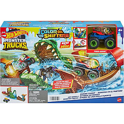 Mattel Monster Trucks Color Shifters Attaque des marais avec voiture à changement de couleur