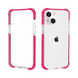 Coque en acrylique, antichoc, transparent épaissi aux quatre coins rosé pour votre Apple iPhone 13 mini 5.4 pouces