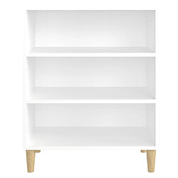 Avis vidaXL Buffet blanc 57x35x70 cm bois d’ingénierie