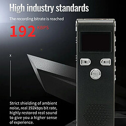 Avis Dictaphone HD 16GB Enregistreur Vocal Réduction De Bruit Écran LED 90h Autonomie YONIS