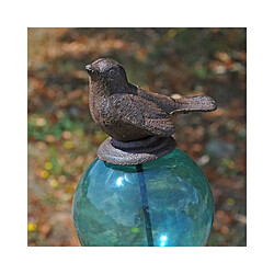 La Grande Prairie Set de 4 tuteurs boules colorées Animaux Oiseaux queues hautes.