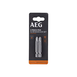 Embouts de vissage AEG - 50 mm - Acier - 2 pcs - PH3