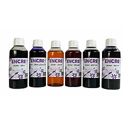 ENCRE A DESSINER Lot 6 encres 250 ml - Assortiment Basique