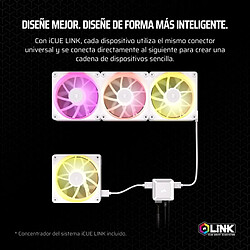 Corsair iCUE LINK LX120 RGB Boitier PC Ventilateur 12 cm Blanc 3 pièce(s) pas cher