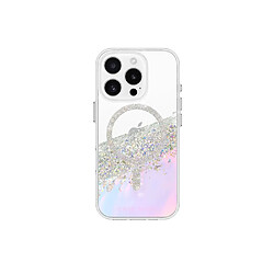 CASE MATE Coque pour Apple iPhone 16 Pro MagSafe Modèle Karat "Holographic" Nacrée Multicolore