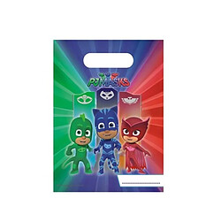 6 SACS À CADEAU PLASTIQUE PJ MASKS